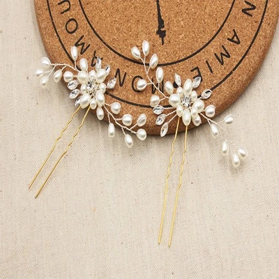 3 Pcs Pince À Cheveux De Demoiselle D'honneur Headswear Féminins - Photo 1/4