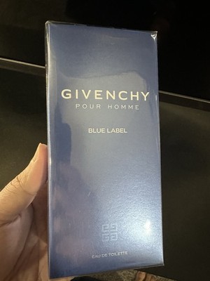 Givenchy Pour Homme  Blue Label EDT Spray Men 3.3 oz 100% Authentic & Brand New