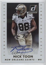 2015 Panini Donruss Signature Series Nick Toon #DSS-NT Auto