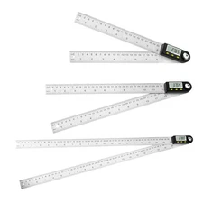 Easily Measure Angles Digital Protractor Tool with Large LCD Screen Access