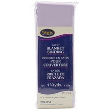 Single Fold Satin Blanket Binding 2"X4-3/4yd Lavender
