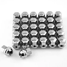 32 New Ram 2500 3500 Factory OEM Polished Stainless 14x1.5 Wheel Lug Nuts Lug