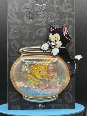 Disney CLEO & FIGARO -FIGAROS FOLLY- JUMBO LE 300 Pin PINOCCHIO 85th Anniversary