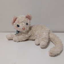 Vintage Ty Beanie Baby Starlett Cat  Jan. 9, 2001  White Cat Plush