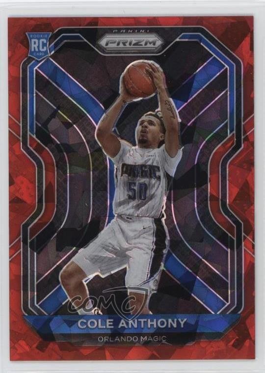 2020-21 Panini Prizm Red Ice Prizm Cole Anthony #292 1c2p