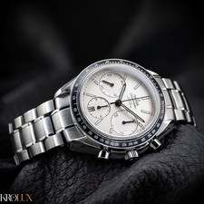 Omega Speedmaster Racing Chronograph Silver Dial 326.30.40.50.02.001 Complete