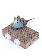 7.3 Inch Paper Bird Toys, Bird Platform, Parrot Toy, Help Birds Clean Beak, R...