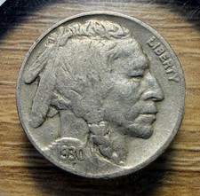1930-P Buffalo Nickel - Actual Coin Shown - Free Shipping & Tracking INV#20