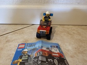 LEGO CITY: Quad Bike (7736) - Fire Car (7241) - COMPLETE