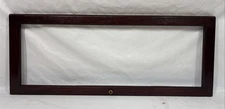 Antique Solid Wood Mahogany? Barrister Bookcase Door Frame 31.5"x12.5"