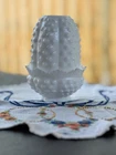 Vintage Fenton Fairy Light Lamp White Milk Glass Hobnail 4.5" Plus Free Piece