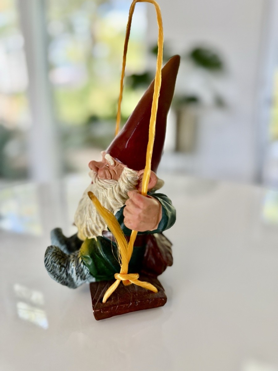 Original Rien Poortvliet Gnome with Swing Netherlands / HARD TO