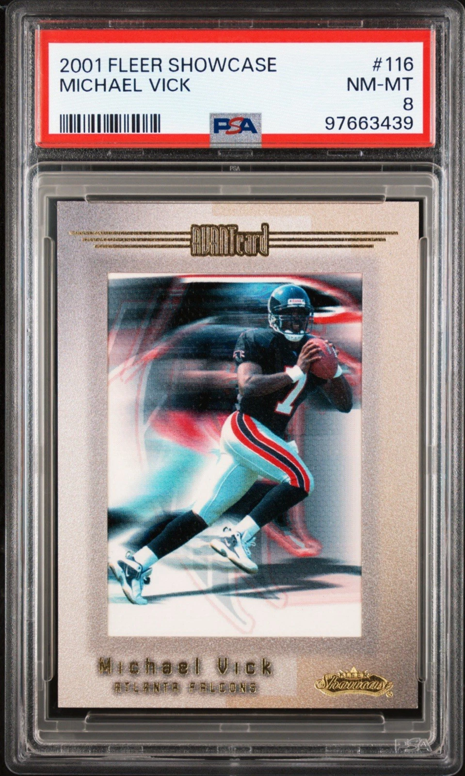 Michael Vick Fleer Showcase #116 Base