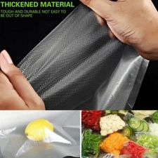200 Quart 8x12 4 mil Embossed Food Vacuum Sealer Bags - Great Food Saver