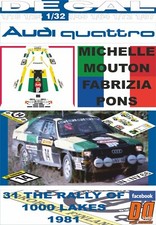 DECAL AUDI QUATTRO M.MOUTON 1000 LAKES R.…