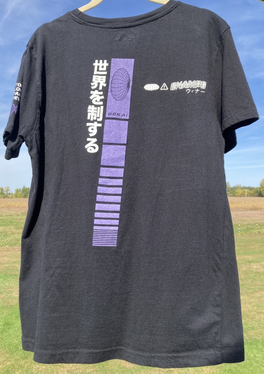 Brooklyn Cloth Mfg Legend World Sekai Turbo Japanese Black T-Shirt