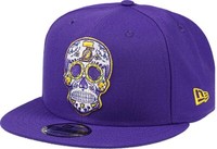 New Era Los Angeles Lakers Sugar Skull Purple Snapback Cap 9Fifty Osfa Limited