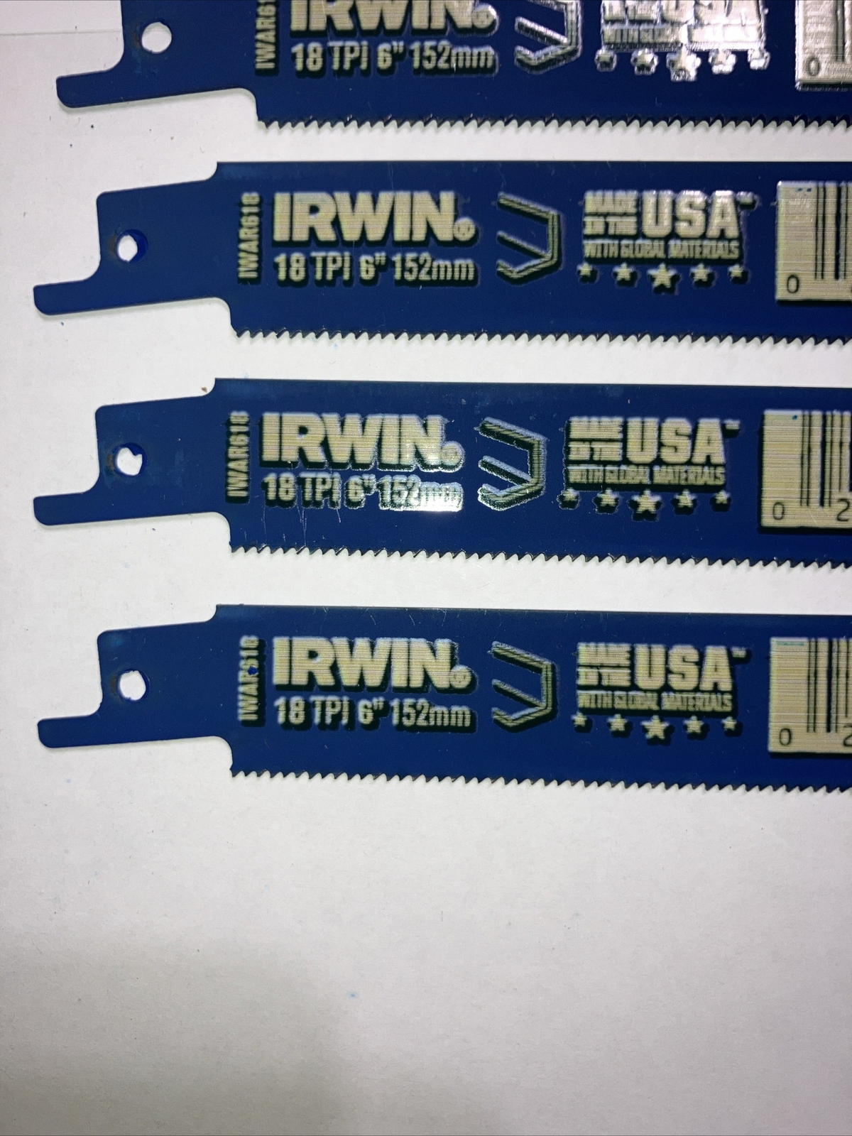 10 Reciprocating Saw Blades 6” 18 Tpi Irwin Metal Cutting For Standard