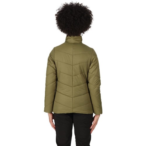 Cappotto isolato imbottito Regatta donna Freezeway IV cachi taglia 16 nuovo con etichette - Foto 4 di 4