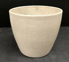 Garden City Pottery Conical Flower Pot Mid-Century California Modern White