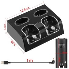 Charging Station Rechargeable Batteries For Nintendo Wii Remote Controller — image 3