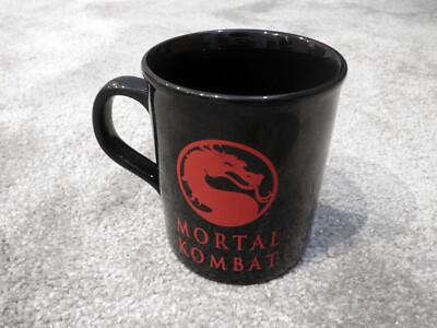 OFFIZIELLE MORTAL KOMBAT TASSE, SCHWARZ (BRANDNEU)
