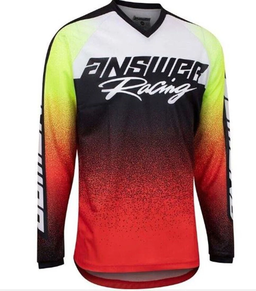 Answer Racing Conjunto de Pantalones y Jersey de Motocross NUEVO Dirt Bike MX Off Road Rojo Amarillo Foto 3 de 4