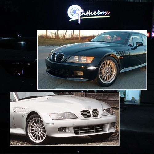 Smoked White LED Front Side Marker Lights For 1996-2002 BMW Z3 M Coupe Roadster - Picture 11 of 11