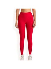 Women's High Waist Ribbed Seamless Leggings With Sculpting Fit And Stretch Fabri