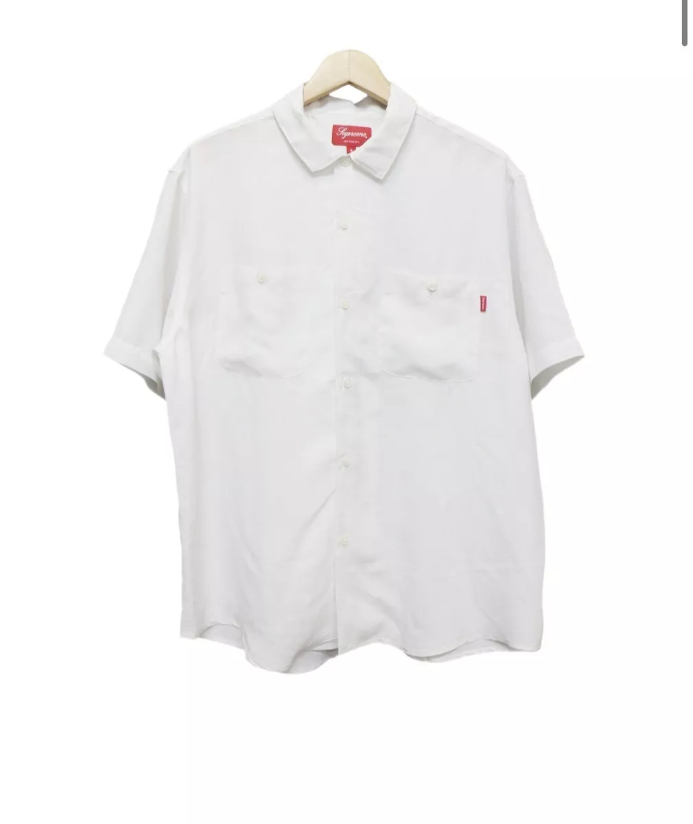 おしゃれ 23ss Supreme Nouveau S/S Silk Shirt ホワイト - 通販