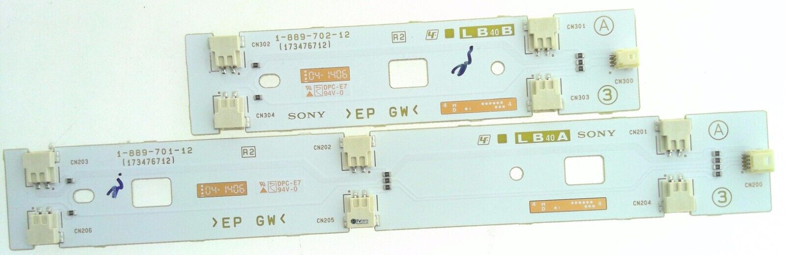 Sony KDL-40W600B LED/Interface Boards (LB & LA) 1-889-702-12, 173476712