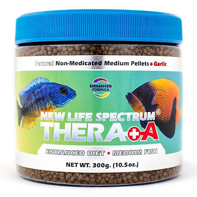 New Life Spectrum THERA+A Medium Pellet 300g Garlic Enhanced Diet Fish Food