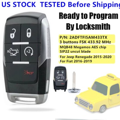 Smart Remote Key Case Fob 3 Buttons Shell for 2019 2020 2021 2022 Dodge Ram 1500 Smart Remote Key Case Fob 3 Buttons Shell for 2019 2020 2021 2022 Dodge Ram 1500