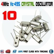 10pcs 4MHZ 4.000 HZ HC-49S Crystal Oscillator quartz passive Arduino Raspberry