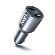 Outlet 12V Dual USB Car Cigarette Lighter Socket Splitter Power Adapter Charger