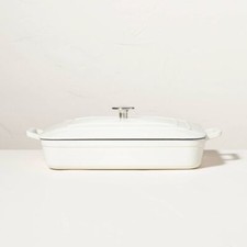 Enamel Coated Casserole/Bakeware Dish with Li...
