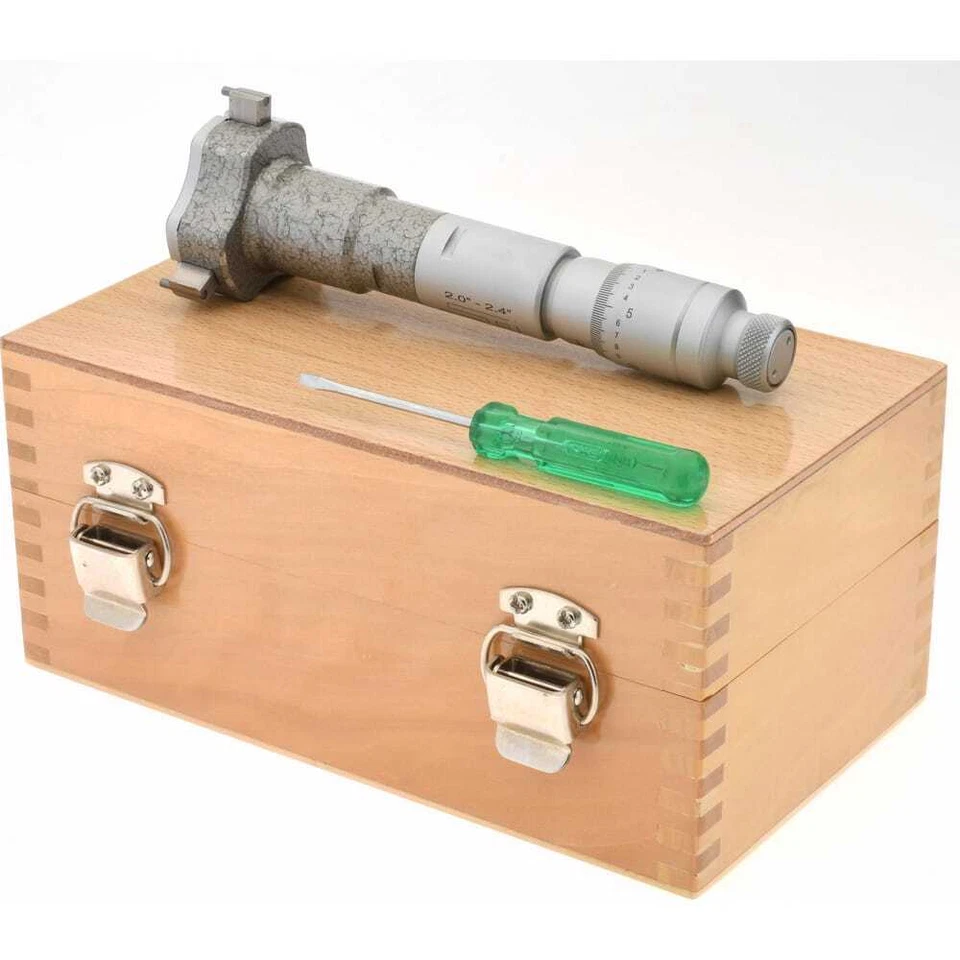 SPI 10-742-5 Mechanical 3-Point Hole Internal Micrometer: 2" to 2.4" Range
