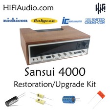 Sansui 4000 Reconstrucción Servicio Restauración Kit Reparación Filtro Condensador