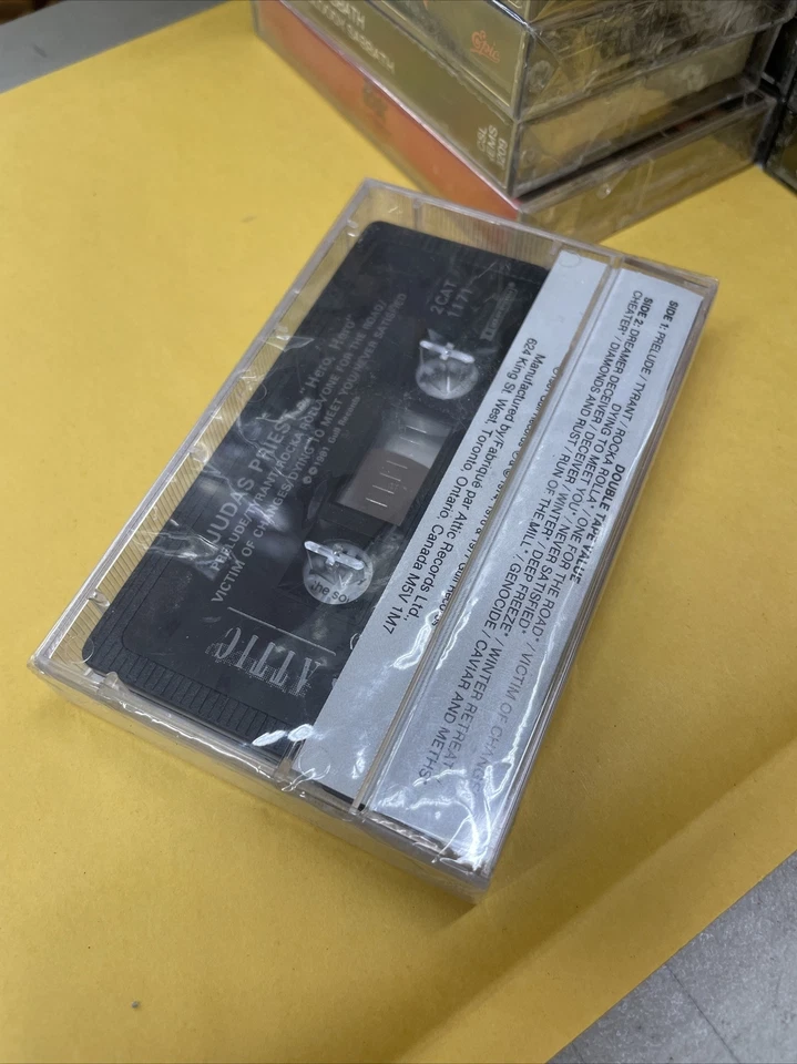 JUDAS PRIEST HERO HERO Cassette Tape 1981 Compilation Rare SEALED - Image 3 of 4