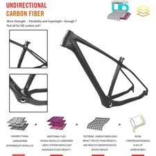 AIRWOLF Carbon Fiber Fat Bike Frame+Fork Snow MTB Frameset T1000 26er 5.0" tire