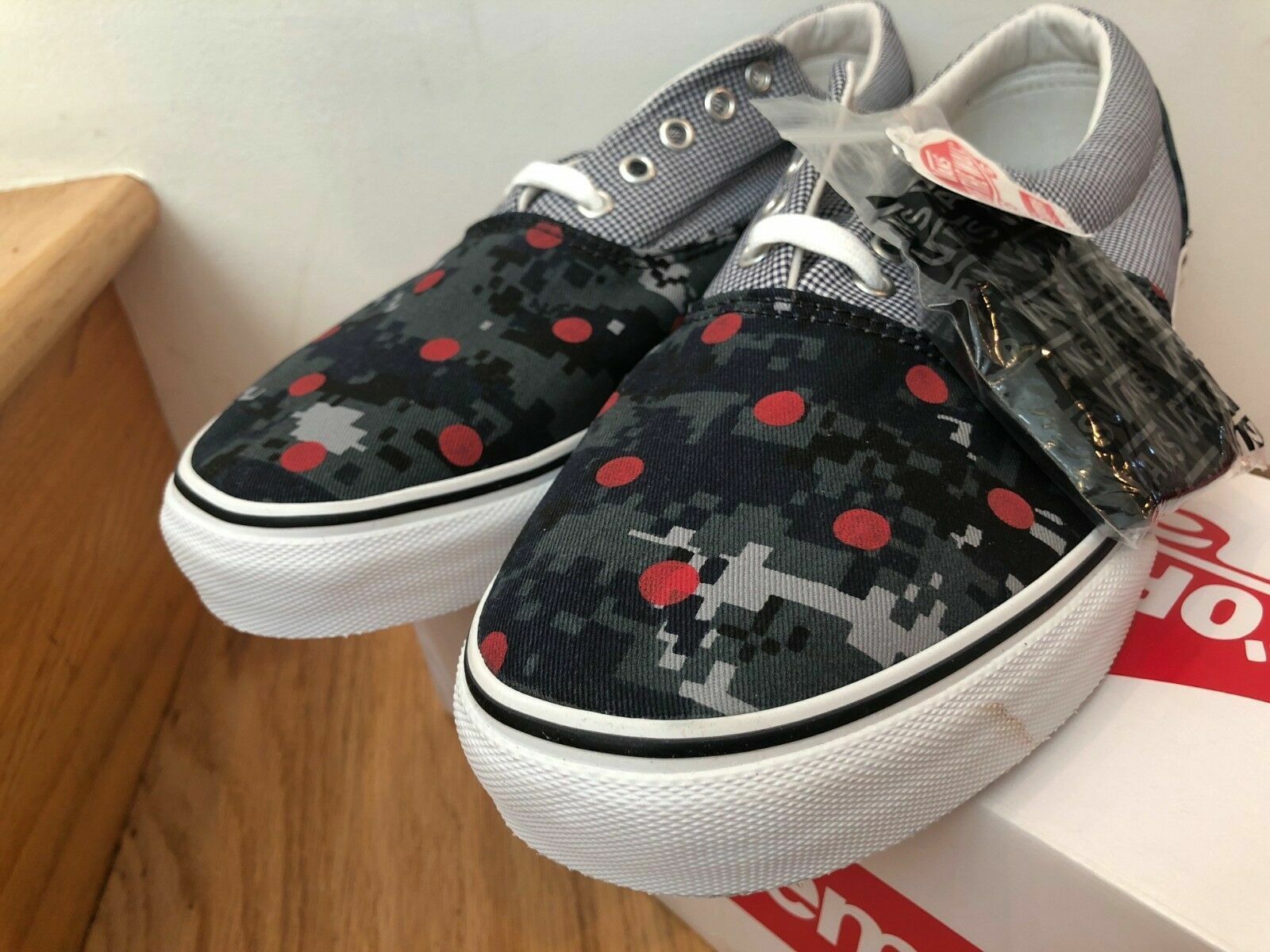 Onderdrukker ui Formulering Vans x Supreme CDG New Era Pro Sz 10.5 Comme des Garcons Polka Dot 10 11  9.5 44 | eBay