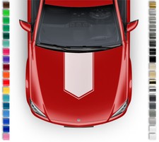 Auto-Dress® Aufkleber Motorhaube Folie Universal 50cm x 85cm