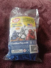 Tim Mee Toy Plastic United States Soldiers Red White Blue 72 Pcs Sealed Army Men