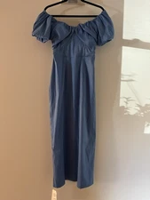Abercrombie Taffeta Midi Cocktail Dress  ~ Size Medium ~ New With Tags!