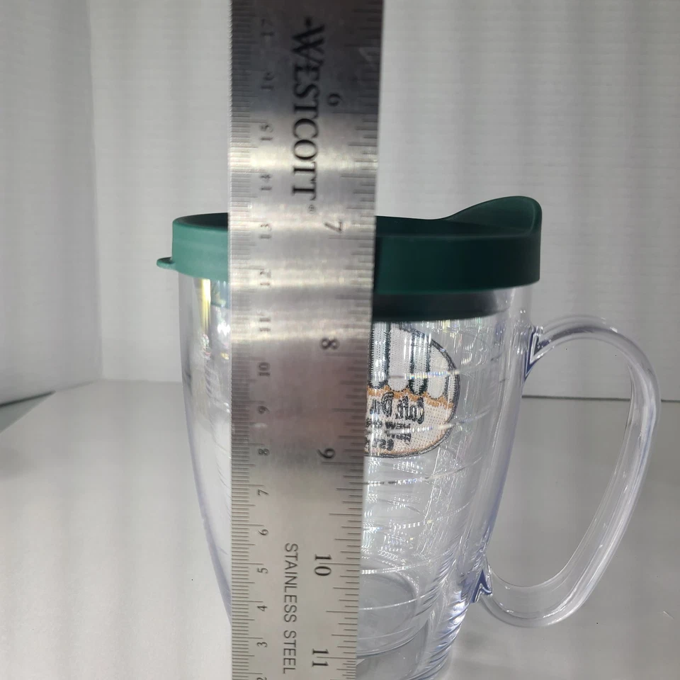 Taza de viaje transparente TERVIS Tumbler Café Du Monde 16 oz con tapa aislada hecha en EE. UU. Foto 4 de 4