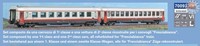 Acme 70093 Set 2 Personenwagen FS Frecciabianca Epoche VI H0 1:87