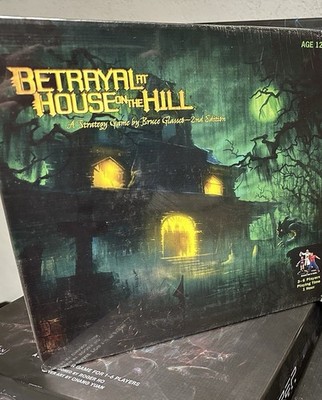 Avalon Hill Betrayal at House on the Hill Board Game, 2nd Edition, Horror Theme