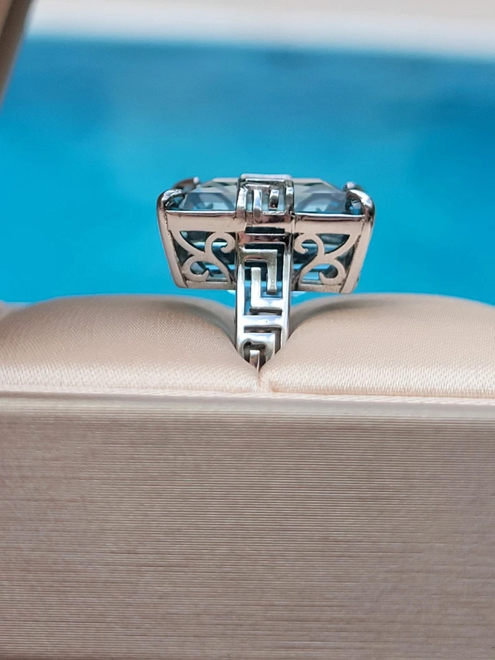 Diosa griega aguamarina - talla 7 Foto 3 de 4