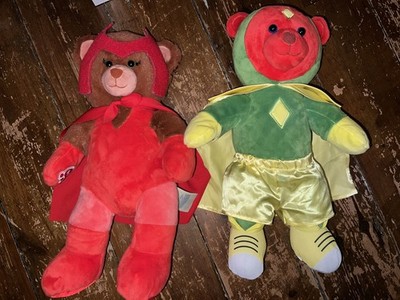 Build a Bear Marvel Wandavision Wanda als Scarlet Witch and Vision klassische Anzüge