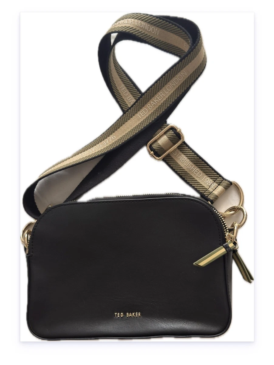 テッドベーカー ショルダーバッグ Genifer Pebbled Leather Shoulder 